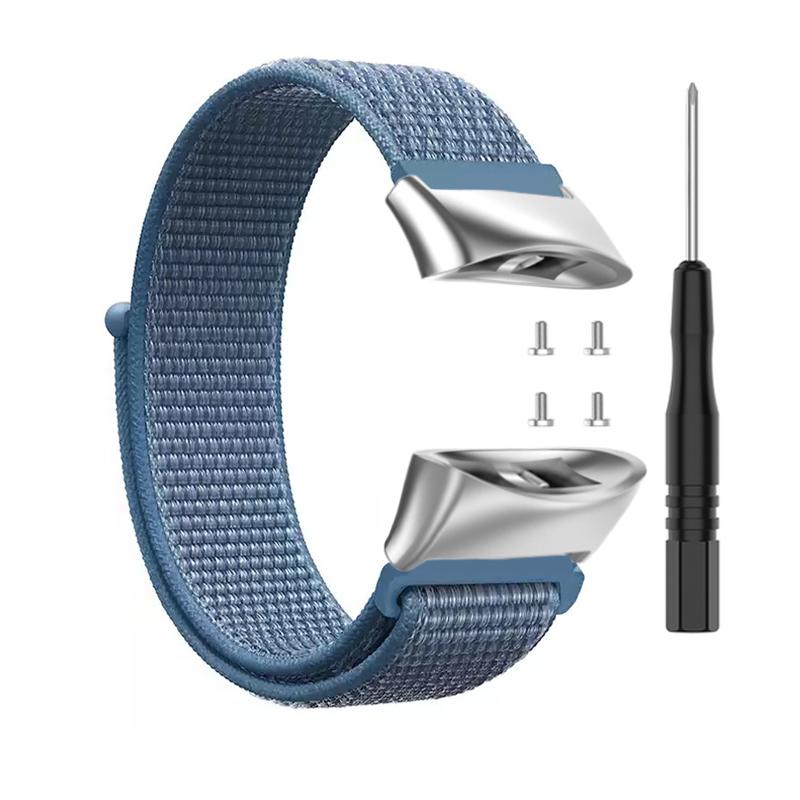 Nylonarmband kompatibel mit Garmin Forerunner 45 45S Uhrenarmband für Garmin Swim 2 Smartwatch Ersatzarmbandzubehör Metallanschlüsse
