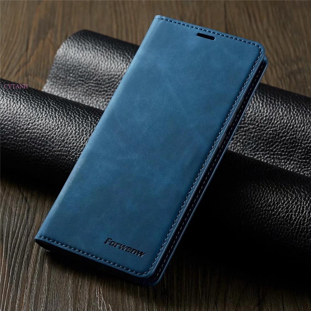 Für Samsung Galaxy S10 5G Hülle Flip Wallet Cover Für Samsung S10 Plus S10E S 10 E Hülle Luxus Leder Handy Tasche Buch Coque Funda For Samsung S10 Plus blau