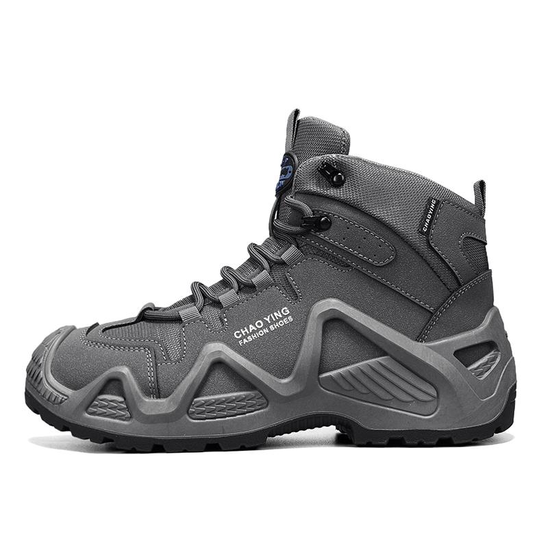 Männer Taktische Stiefel Armee Stiefel Herren Militär Wüste Wasserdichte Arbeits Sicherheit Schuhe Klettern Wanderschuhe Knöchel Männer Outdoor Stiefel 40 graue