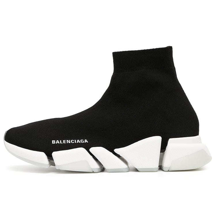 Balenciaga Speed 2.0 Stoff High-Top Freizeitschuhe Herren Schwarz 654020W2DI21091 42