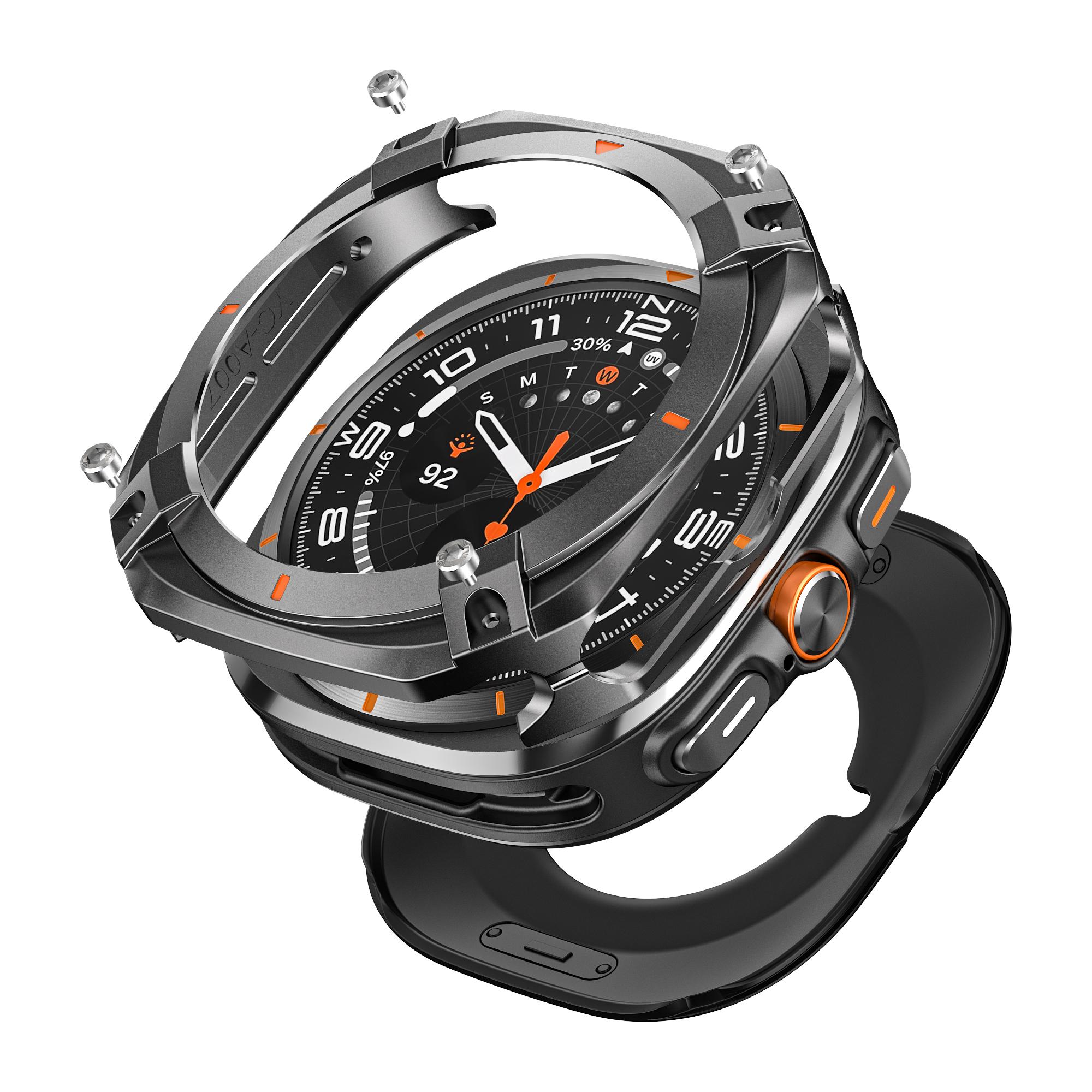 Schutzhülle aus Aluminiumlegierung für Samsung Galaxy Watch Ultra 2024/2025 47mm Herren-Abdeckung für SAMSUNG Galaxy Watch 8 44mm Displayschutz Zubehör For Samsung watch 8 44mm