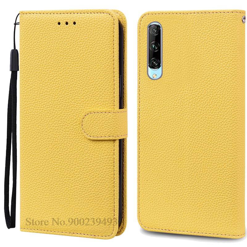 Für Huawei P Smart Pro Fall Telefon Abdeckung Weiche Silikon Brieftasche Flip Fall für Huawei P Smart Pro Telefon Fall fundas PSmart Pro Abdeckung Huawei P Smart Pro gelb