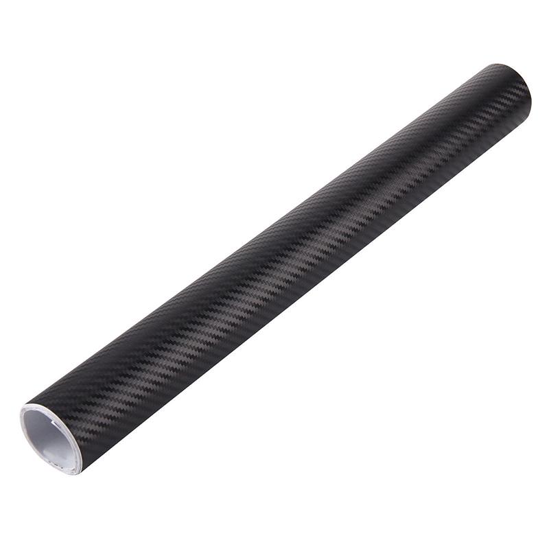 50x200cm Auto 3D Matt Schwarz Carbon Faser Vinyl Folie Film Wrap Roll Aufkleber Aufkleber