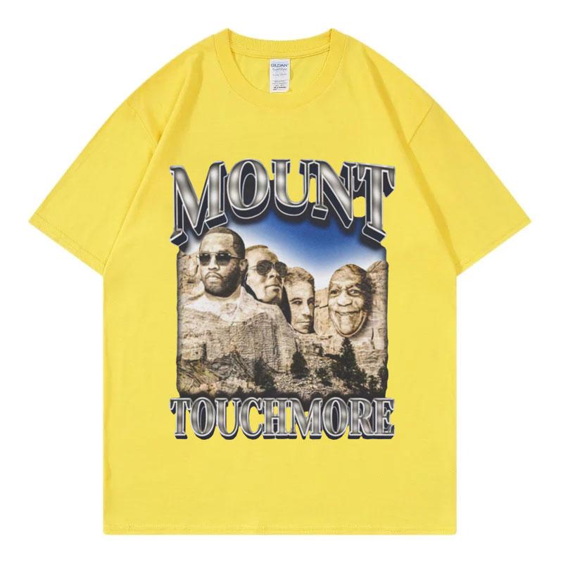Lustiges P Diddy Mount Touchmore T-Shirt Hip Hop Vintage Kleidung Kurzarm T-Shirt Herrenmode Streetwear T-Shirts 3XL