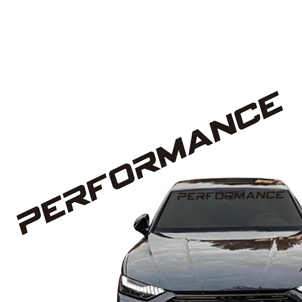 Leistungsaufkleber für Autos, reflektierender und cooler Schildaufkleber, Autodekoration, Frontscheibenaufkleber für Motorräder, Autos, SUVs