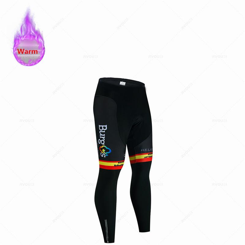 BH-Burgs Fahrrad Thermofleece Radtrikot Set für Herren, Langarm, Fahrradbekleidung, Trägerhose, Winter 2026 5XL black