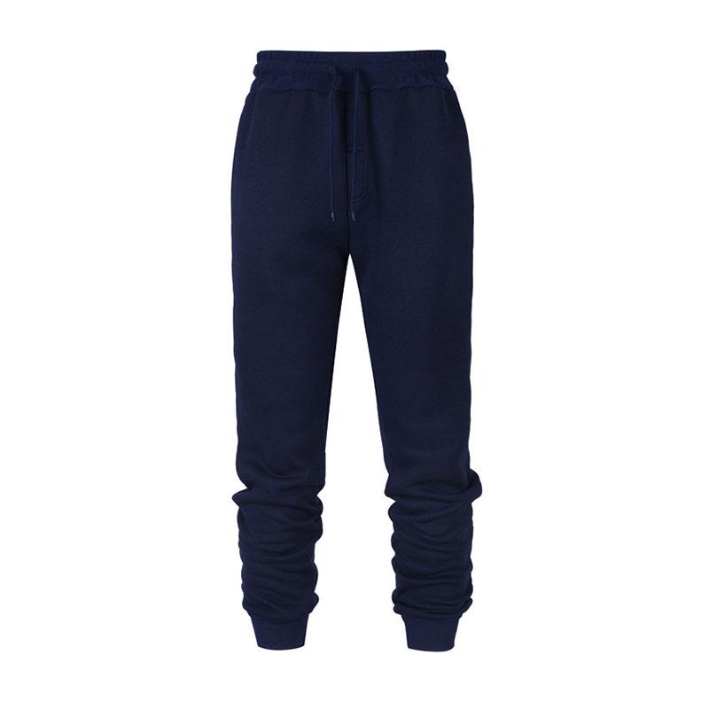 Herren Herbst und Winter Freizeithosen Sporthosen Herrenhosen Jogginghosen Hip Hop Straßenhosen 3XL navy blau