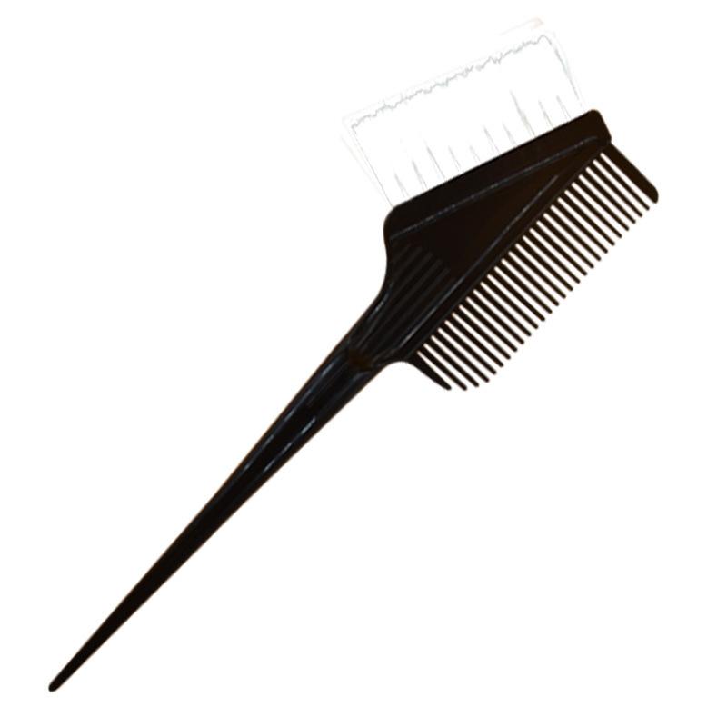 1 Stück Haarfärbepinsel Doppelseitiger Haarfärbeapplikator Professioneller Frisierkamm DIY Salon Friseur Pinsel Zubehör schwarz