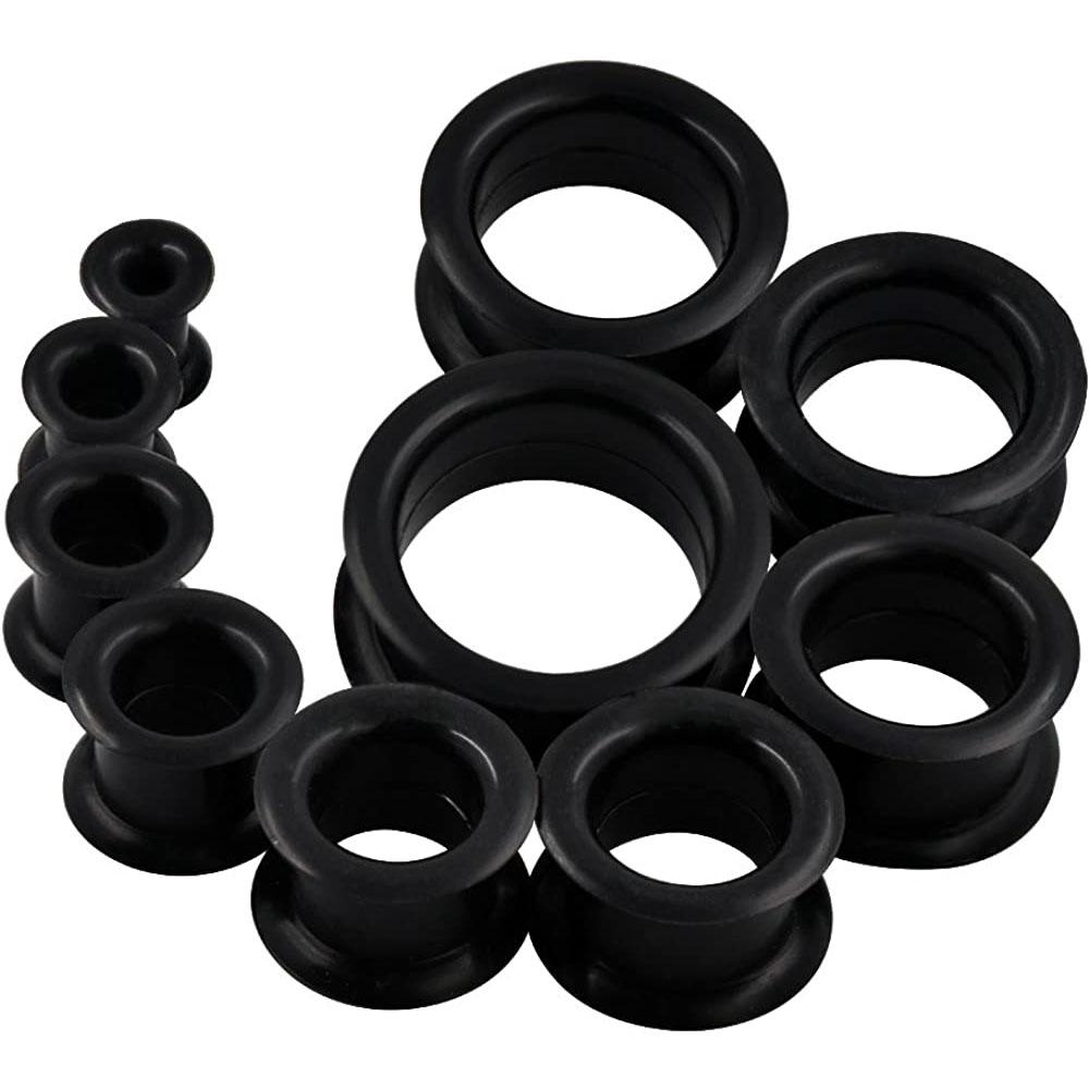 1 Paar 3-48mm Silikon Ohrstöpsel und Tunnel Piercing Expander Piercing Tunnel Ohr Tunnel Dehner Stöpsel Ohr Ohrdehner 40mm