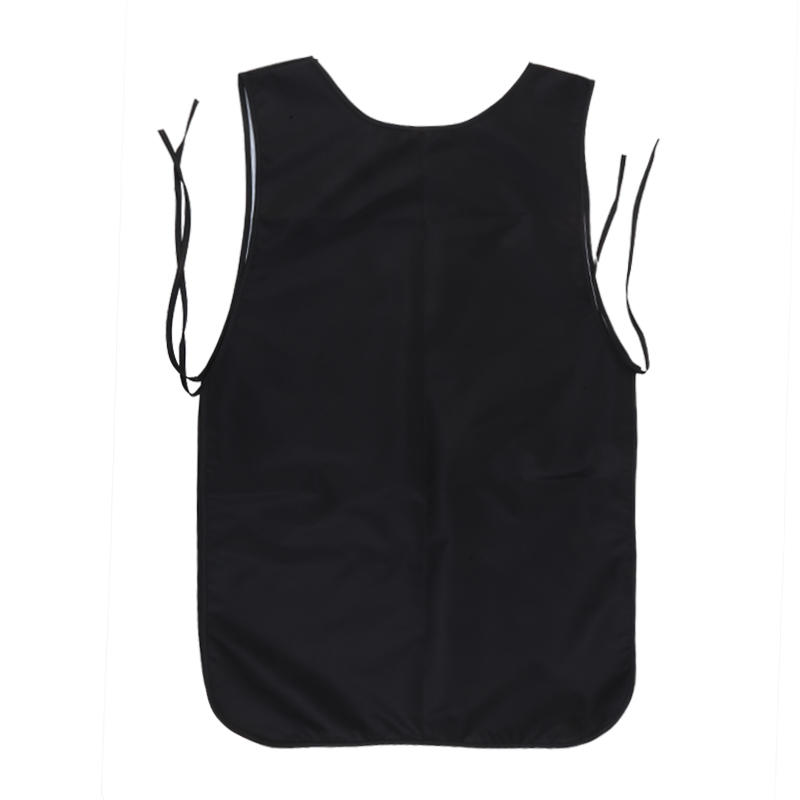 Mode Atmungsaktive Schürze Küche Öl-proof Taille Erwachsene Arbeit Schmutz-beständig Arbeitskleidung Schürze One Size schwarz