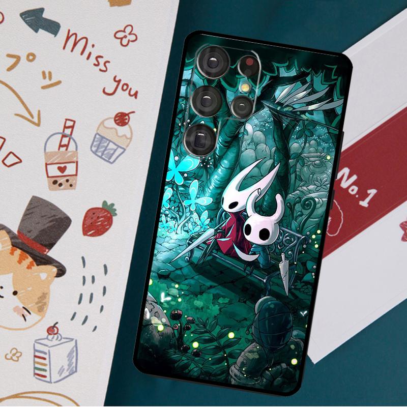 Hollow Knight Hülle Für Samsung Galaxy S23 S22 Ultra S21 S20 FE S9 S10 S22 Plus Note 20 Note 10 Plus Cover Note 10 Plus