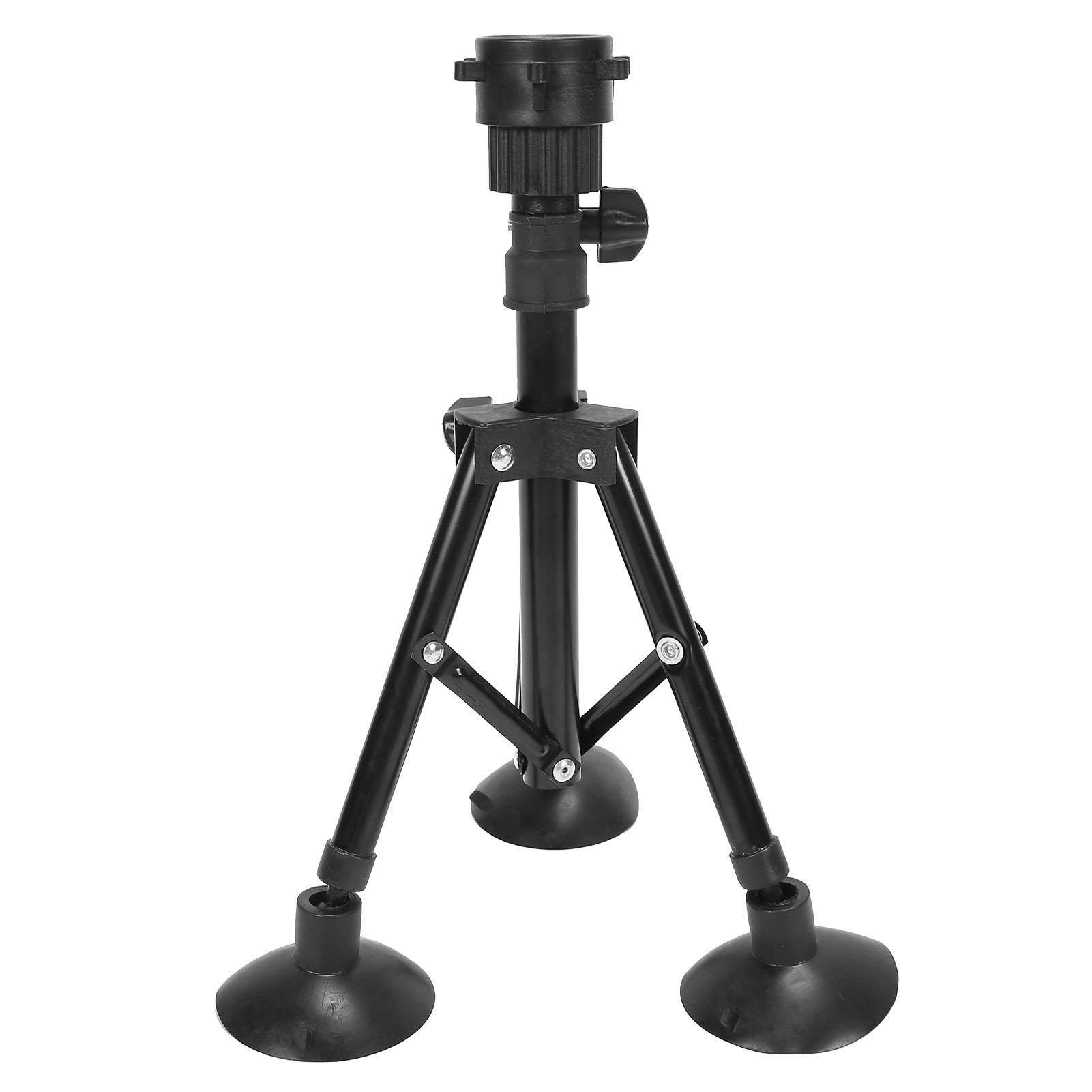 Metall Mannequinkopf Ständer Verstellbar Friseur Ausbildung Kopf Stativ Zubehör Silber schwarz