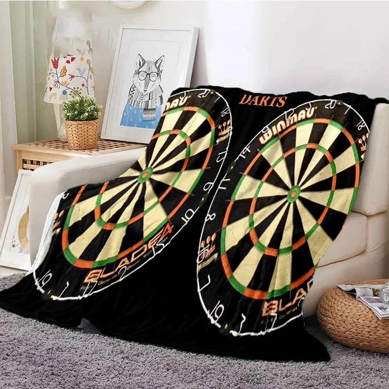 Dartmuster Flanelldecke Blank Weich Warm Serie und Eis Feuer Darts Mode Flanell Warm Sofa Bett Camping Kinder Geschenke 40x50in