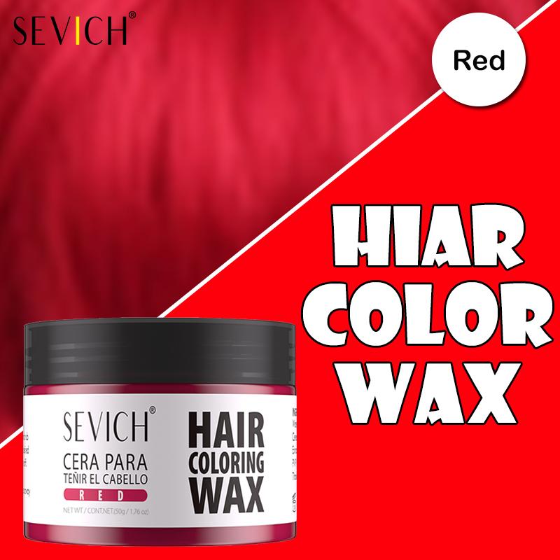 SEVICH Einweg DIY Haarfarbe Schlamm Leicht Auswaschbar Haarfarbe Wachs Langanhaltende Haarfarbe Creme Temporäre Formgebungs Paste 13 Farben