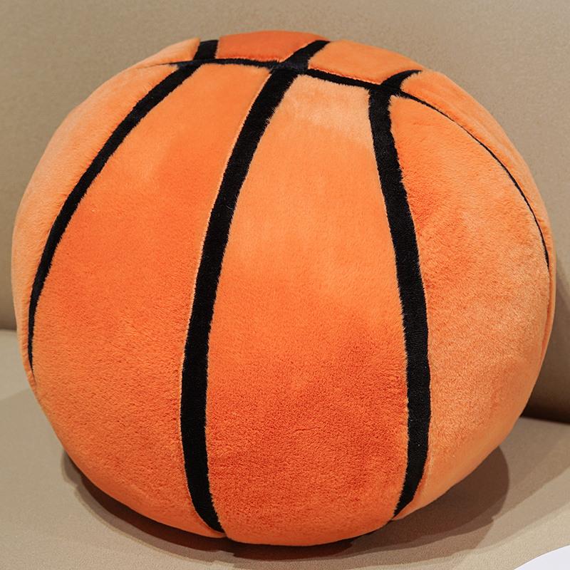 Kreative Simulations-Basketball-Plüschtiere Vollständig gefüllte bunte Basketball-Puppe Niedlicher Schlüsselanhänger Taschen-Hänge-Dekor Lustiges Kindergeschenk 20cm