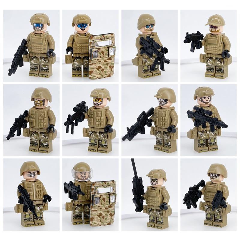 M8019 Military Specia Force Soldaten SWAT Gun Waffe Bausteine ​​Kit Ziegel Sets Klassische Waffen Modell Kinder Spielzeug