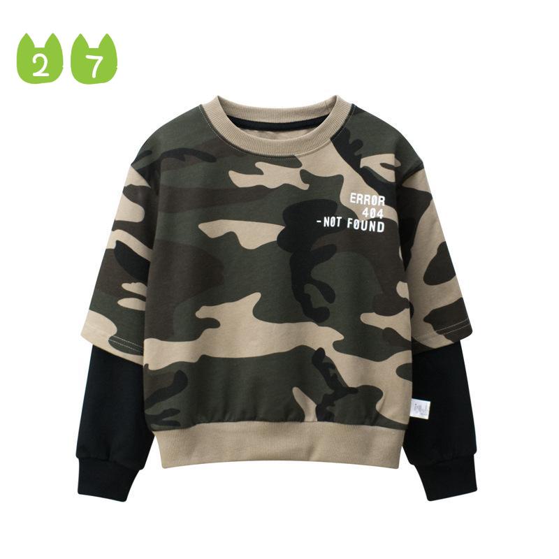 Kinder-Tarnpullover, neuer Jungen-Kapuzenpullover, Babykleidung, Kinderpullover 90cm