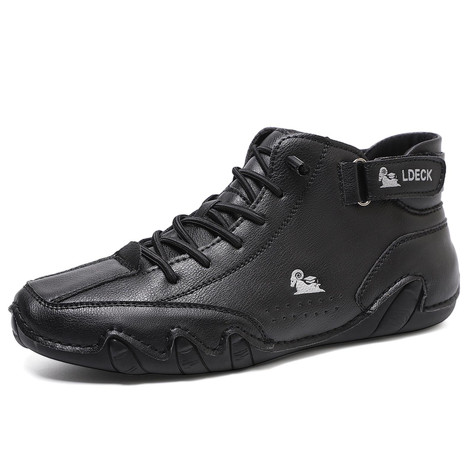 Lässige Sneakers Schuhe für Herren Schuhe Stiefeletten Mode Komfort Loafer Herren Schuhe 43 schwarz