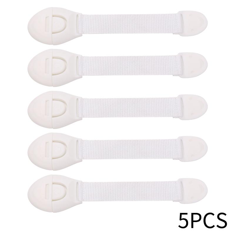 10 Teile/paket Nette Baby Sicherheit Schutz Lock Anti-Clip Hand Tür Schrank Kühlschrank Schrank Schublade Box Safe lock Für kinder Kleinkind Baby 5Pcs weiß