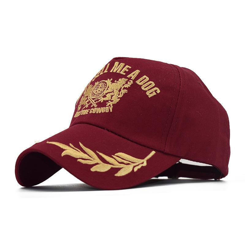 Sommer National Emblem Baseball Kappe Weizen Ohr Stickerei Snapback Caps Männer Frauen Militär Fans Caps Einstellbare Hiphop Papa Hüte Adjustable rot