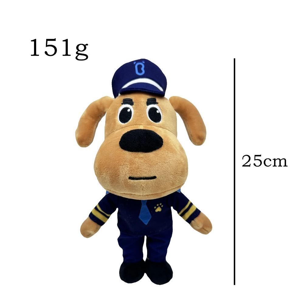 25CM Sheriff Labrador Plüschtier Anime Hund Wolf Security Sergeant Labrador Plushie Puppen Ausgestopfte Figur Plushe Kinder Weihnachtsgeschenke