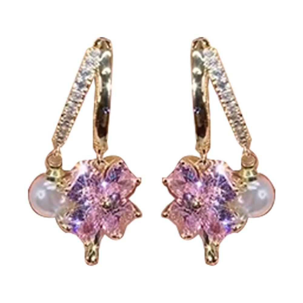 Magnetotherapie-Ohrringe, Lymphdrainage-Ohrringe zur Gewichtsreduktion, Magnetotherapie-Germanium-Ohrringe Purple-Dangle