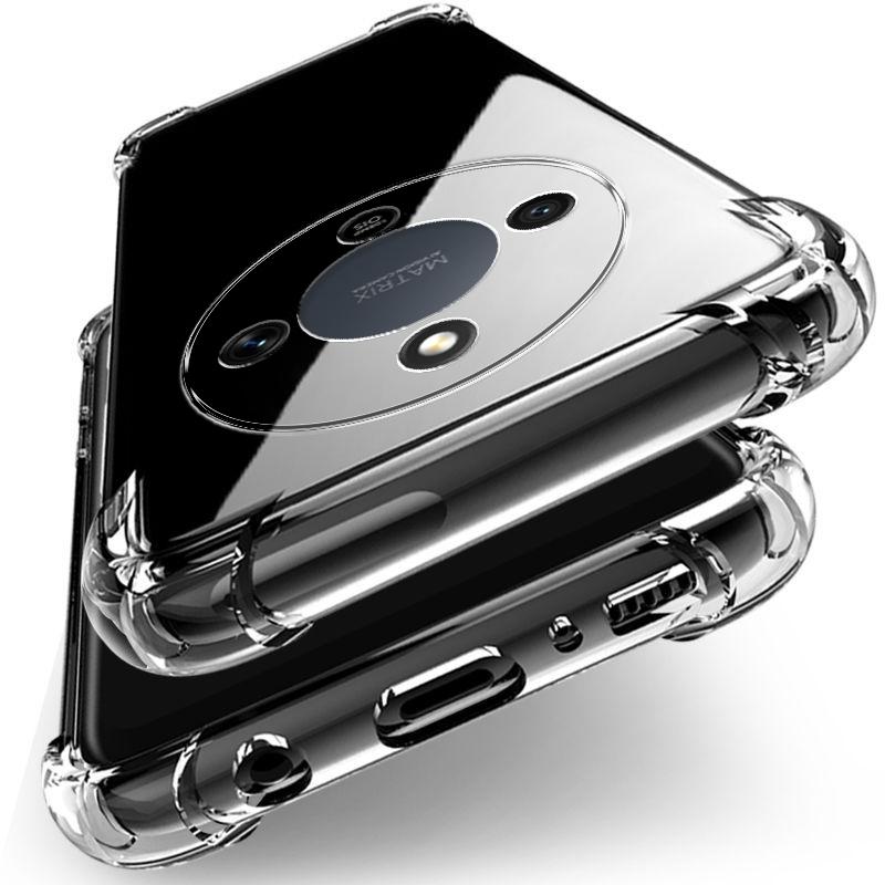 Für Honor Magic8 Lite 5G Hülle Honor Magic8 Lite Stoßfeste Abdeckung Transparente Silikonhülle Für Honor Magic 8 Lite Hülle Fundas HONOR Magic8 Lite gray