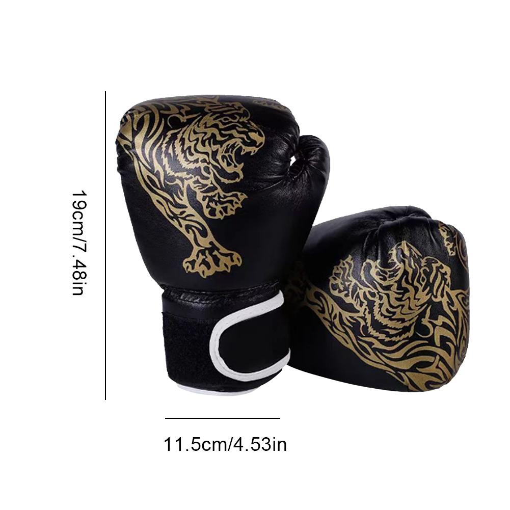 1 Paar PU-Leder Kampfhandschuhe Kinder Boxtraining Kickboxhandschuhe Damen/Herren Boxhandschuhe Bequeme Boxhandschuhe