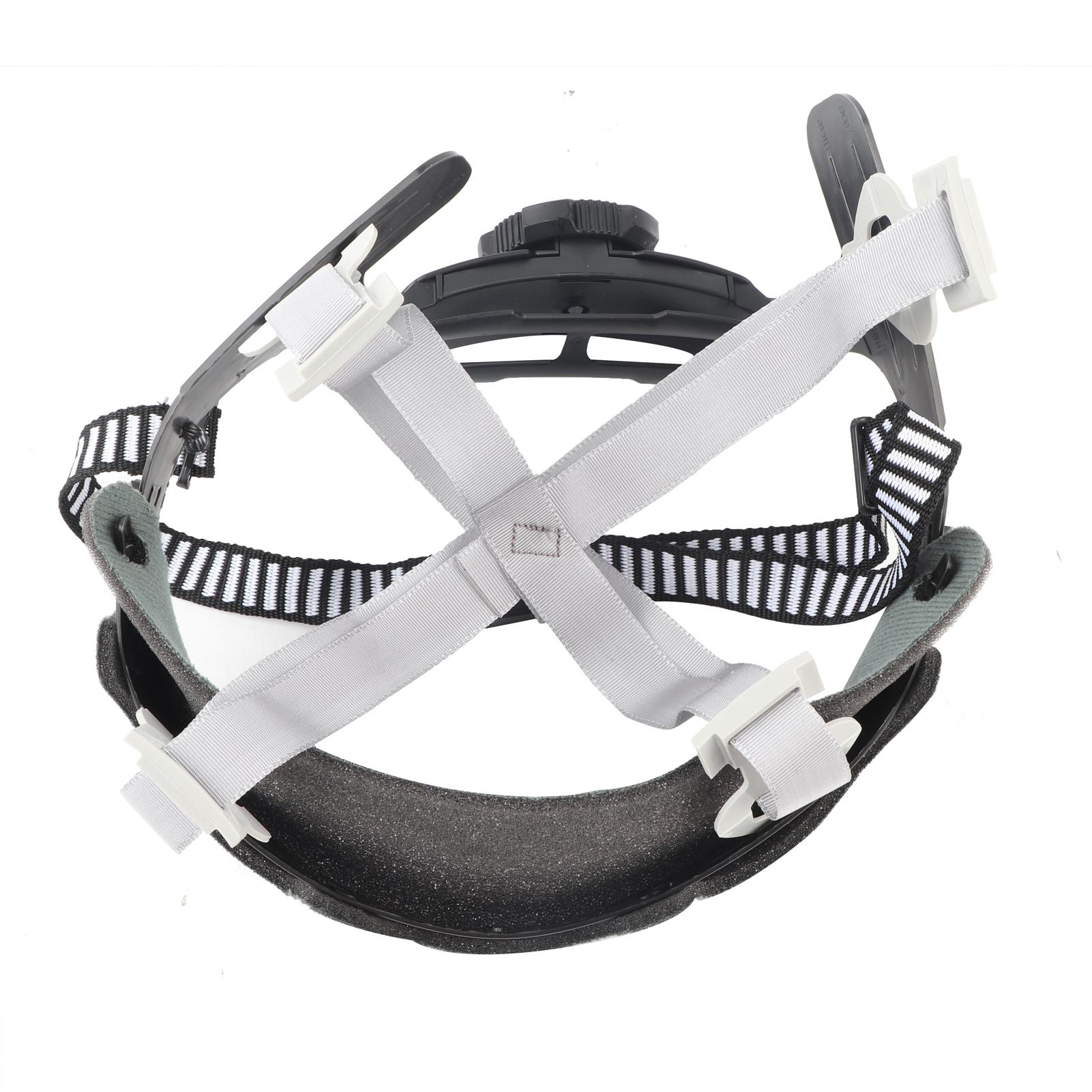 Schutzhelm mit Ratschenaufhängung, verstellbarer Einsatz, passend für alle ABS- und PE-Helme