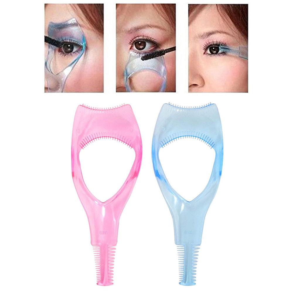 Wimpernkarte, kosmetischer Mascara-Schild-Applikator, Wimpern-Helfer-Anleitung, Wimpern-Kamm-Assistent-Werkzeug rosa