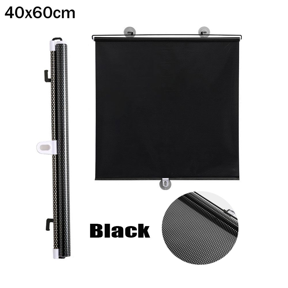 Vorhänge, universelle Verdunkelungsvorhänge, Rollos, Fensterrollos, Sonnenschutzrollos 40x60cm schwarz