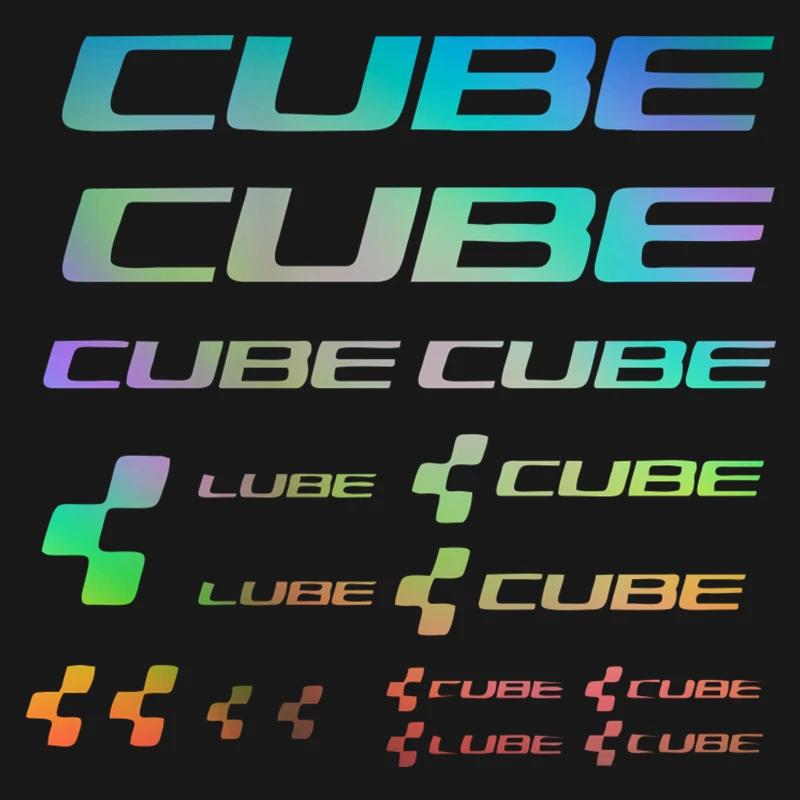 20cm für CUBE Fahrradrahmen Aufkleber Radsport DIY Dekoration Rennrad Sonnenschutz und Wasserdicht Auto Zubehör Aufkleber PVC 25cm