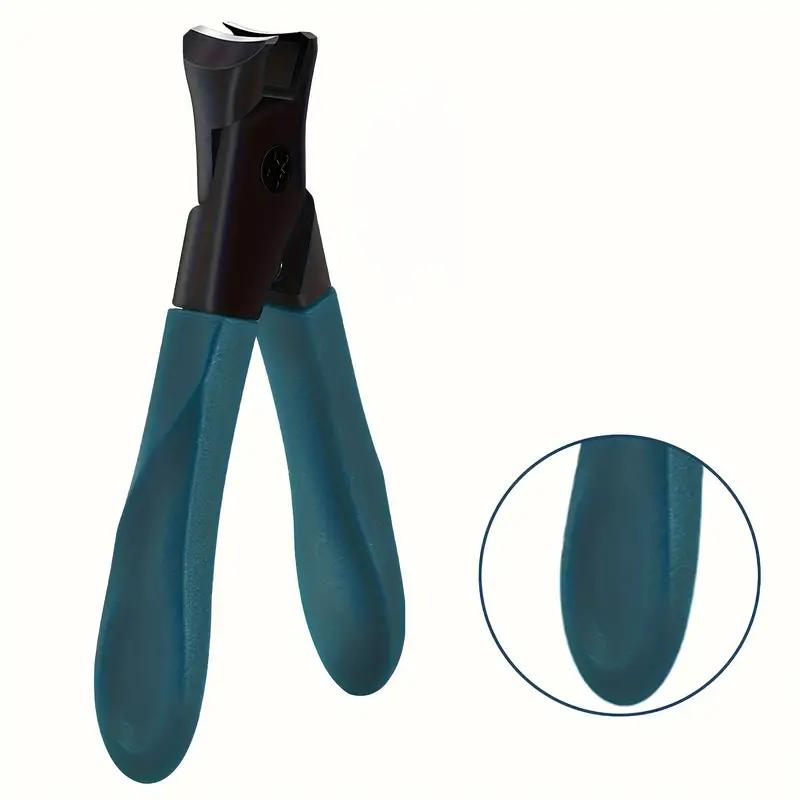 1 Stück Nagelknipser für dicke Nägel, Maniküre-Fingernagelschneider, dicke Nägel, Pediküre-Werkzeuge, große Öffnung, spritzwassergeschützter Nagelknipser 1PCS grün