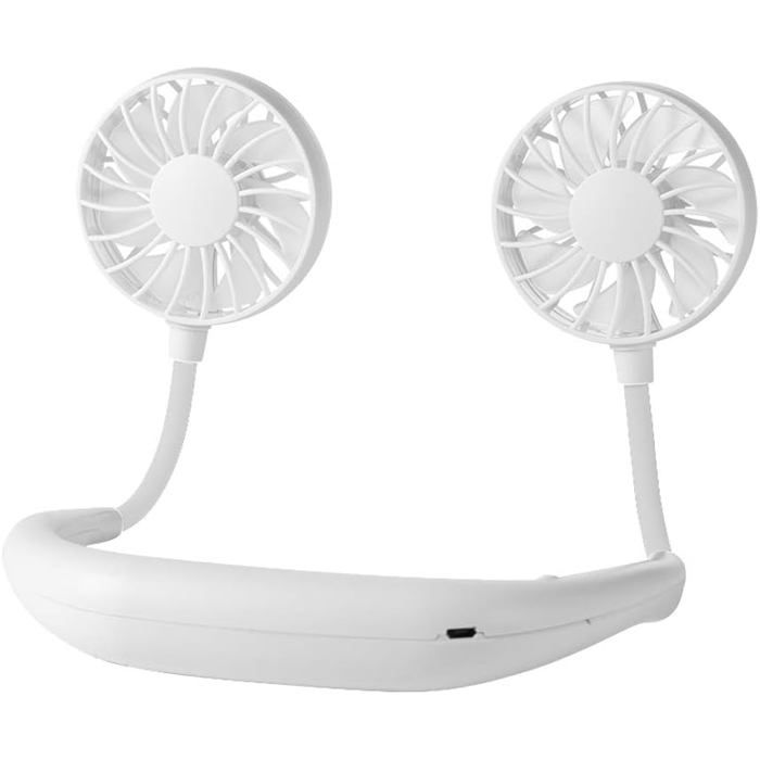 Persönlicher Ventilator - RWOYTHK - Mini-Ventilator wiederaufladbar - 3 Geschwindigkeiten - Tragbar - Brisenmodus
