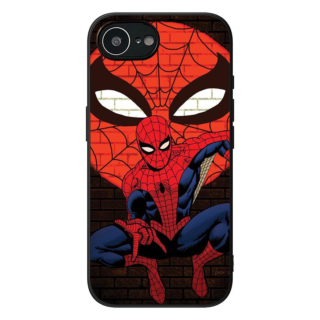 Spider-Man Marvel Spiderman Handyhülle für Apple iPhone 13 12 Mini XS 11 Pro Max 7 8 Plus + XR SE 2022 2020 SE3 Weiche Hülle iPhone(7Plus)(8Plus)