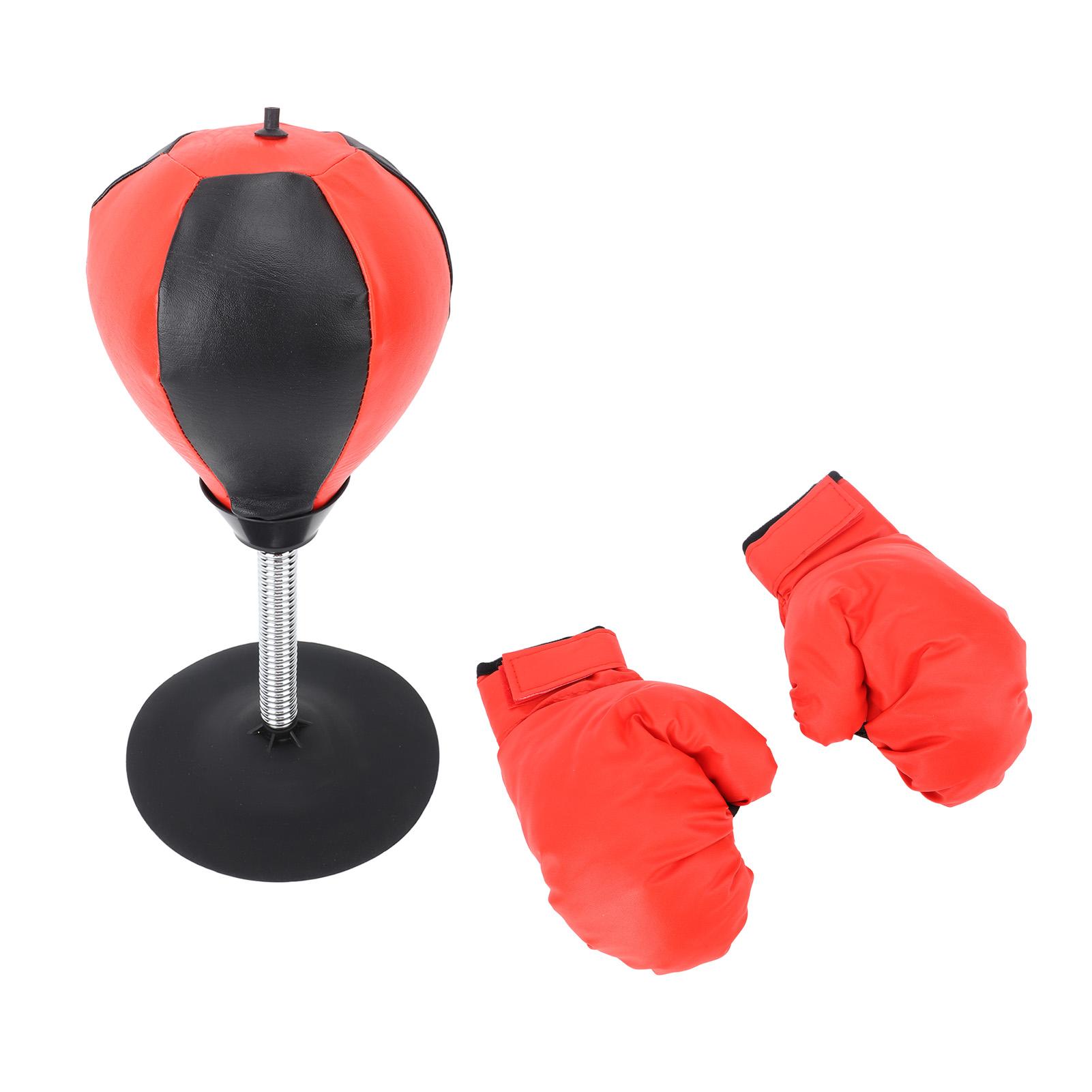 Tisch Boxsack PU Leder Stressabbau Stehtisch Tisch Boxen Punchball Spaß Spielzeug mit