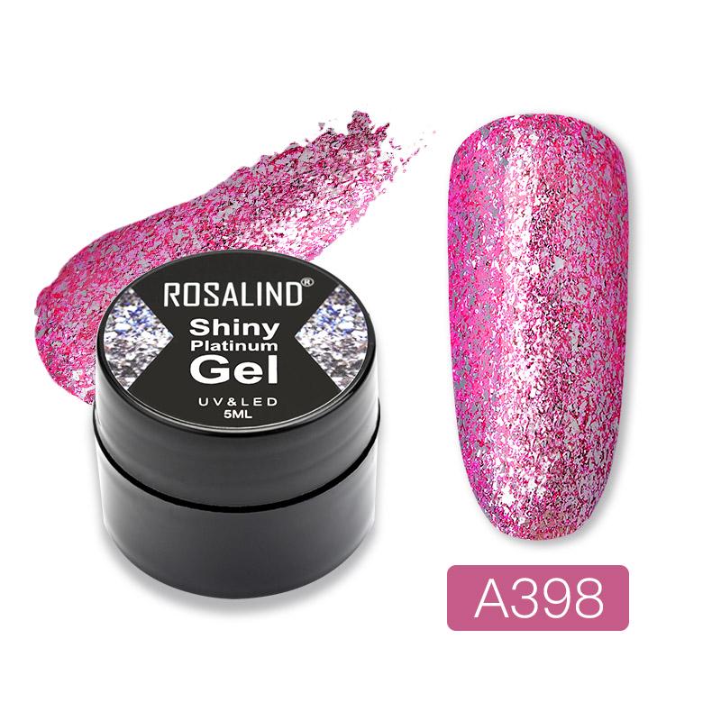 ROSALIND 5 ml Gel-Nagellack, glänzender Regenbogen-Glitzer, Malerei, Nagelkunst, Design, Vernis, halbpermanenter Nagellack, Gel-Überlack, Maniküre