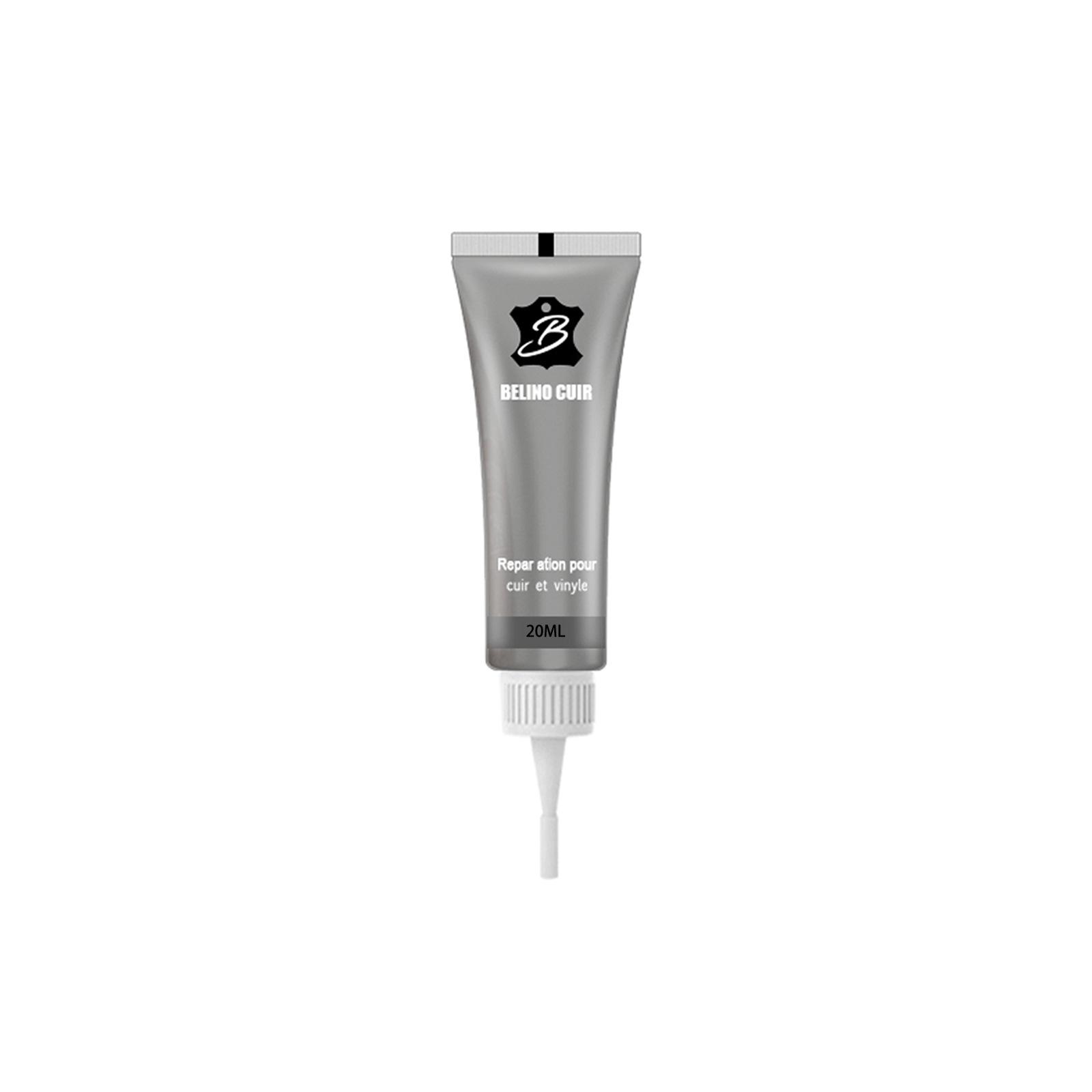 YEGBONG Leder-Reparaturgel, Autositz, Leder-Tönungscreme, Reparatur-Wundcreme, Lederkleidung, Kratzer, Risse, Lederreparatur, Auto grau