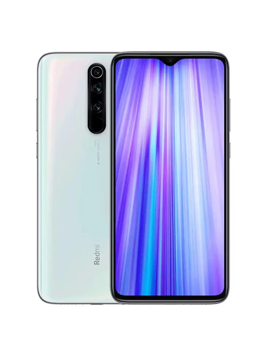Original Xiaomi Redmi Note 8 Pro 8GB 128GB 4G Smartphone NFC Android Handys Mobiltelefon Dual-SIM Handy Globale ROM 6GB 128GB weiß