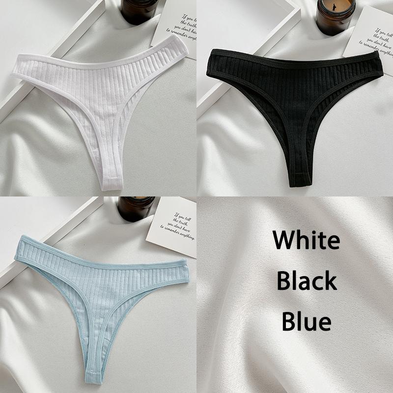 FINETOO 3 Teile/satz G-string Baumwolle Frauen Dessous Höschen Tanga Weibliche Unterwäsche Sexy Pantys Unterhose Mädchen Dessous Thongs S-XL M(M)&SET