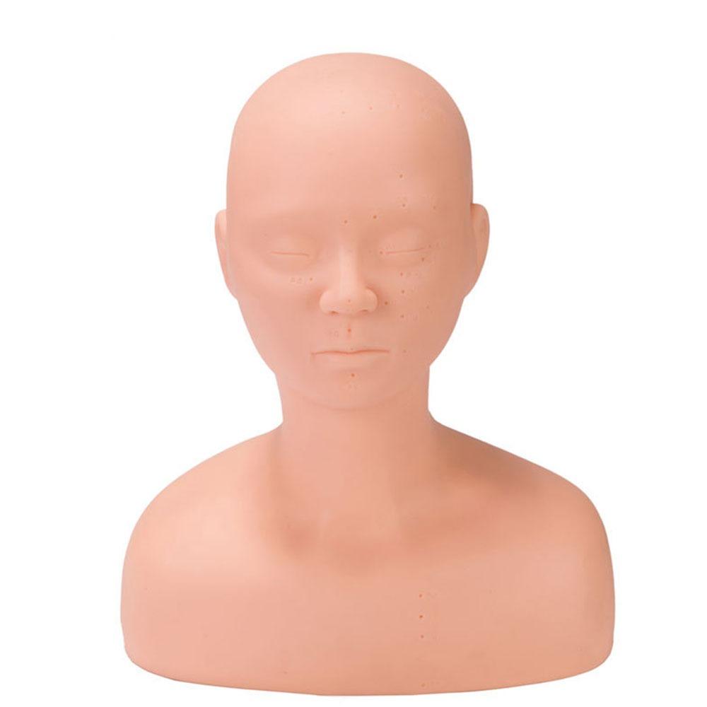 Weiche Silikon Massage Training Mannequin Kopf Puppe Schulter Massage für Salon SPA Schönheit Make-Up