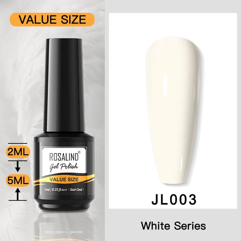 ROSALIND Nagel-Gel-Nagellack, 15 ml, glitzernde Farb-Gel-Lacke, langlebiger Gel-Nagellack, ausgehärtet durch Nagellampentrocknung