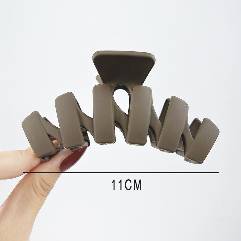 Vintage Schwarz Kaffee Acryl Große Haar Klaue Koreanische Feste Haar Clip Mädchen Barrettes Clip Klaue Haarnadeln Kopfbedeckungen Frauen Mode Haar Zubehör kaffeebraun