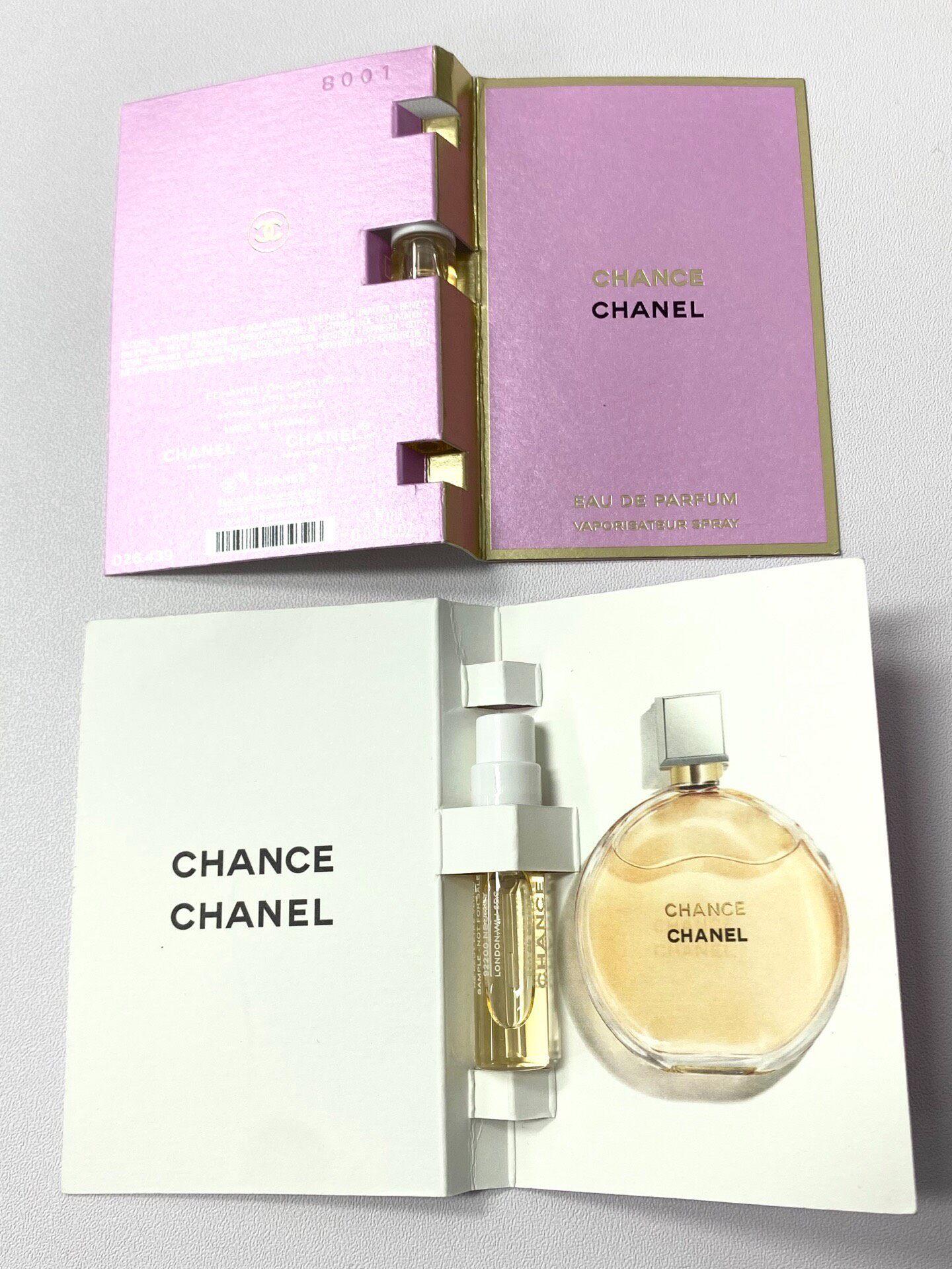 Chanel Chance Eau de Parfum 1,5 ml - Ein lebendiger blumiger Duft, frisch und natürlich, geeignet für den täglichen Gebrauch.