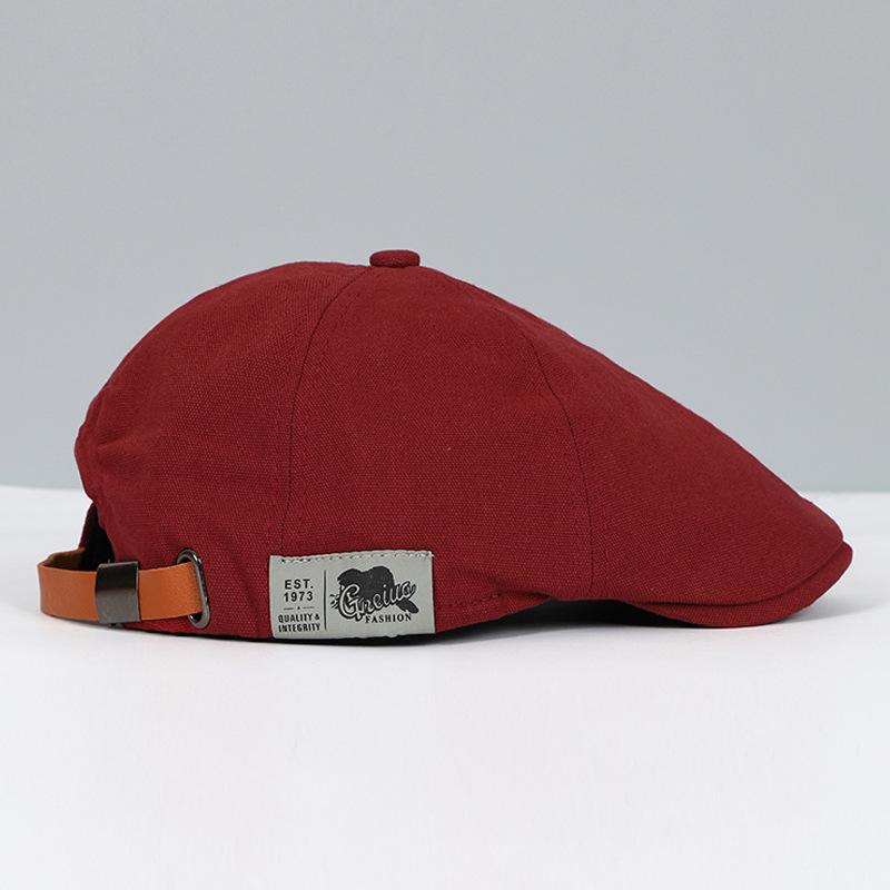 Japanischer Street Trend Anti-Duck-Hut Weibliche Baskenmütze Sommer und Herbst Vielseitiger Hip-Hop Forward-Hut Männer