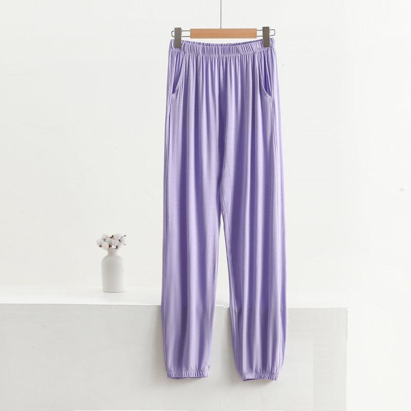 Einfarbige gerade Hose für Damen mit Taschen, schmal zulaufende Hose, elastische Taille, Kordelzug, weites Bein, lässige, lockere Hose, lässige Lounge-Yogahose 7XL