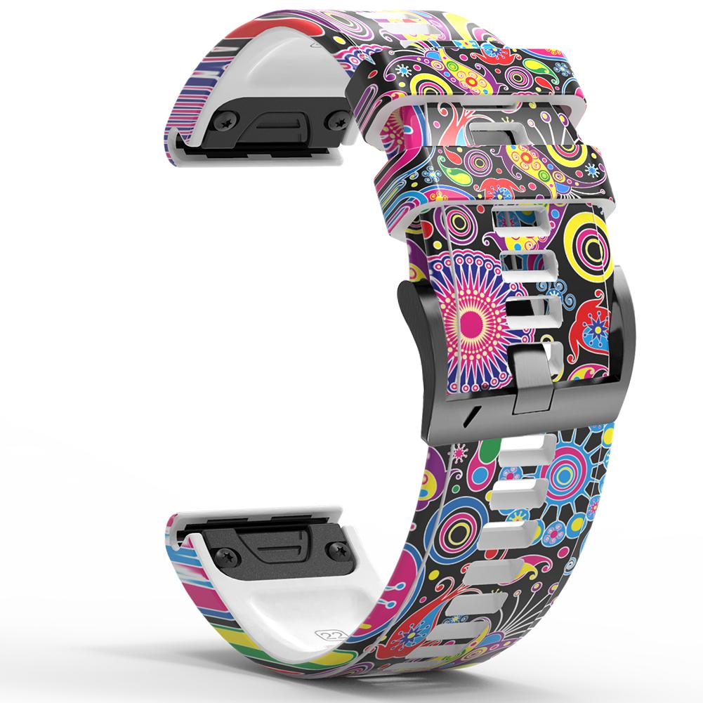 26mm 22mm Silikonarmband für Garmin Fenix 8 E 7X 7 6X 6 Pro 5X 5 Plus Smart Watch Band Epix Pro Gen 2 47/51mm Enduro 3 Armband 22mm Fenix 7 6 (Pro)