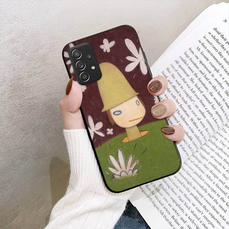 Yoshitomo Nara artnet Art Girl Handyhülle Für Samsung Galaxy A02 A12 A21 A22 A32 A41 A42 A51 A71 A72 Hülle SamsungA73