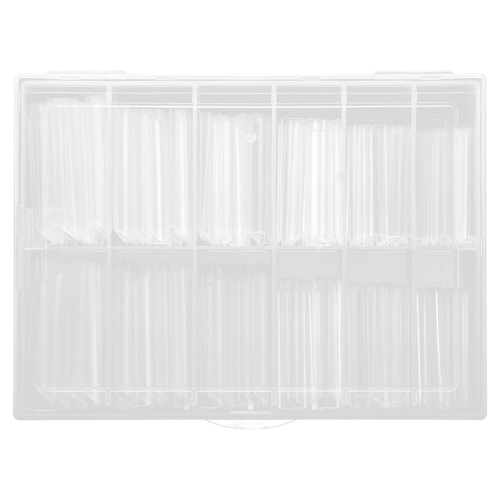 240 Stück Künstliche Falsche Nagelverlängerungsspitzen Transparent Falsche Nagelspitzen Nagelstudio-Spitzen