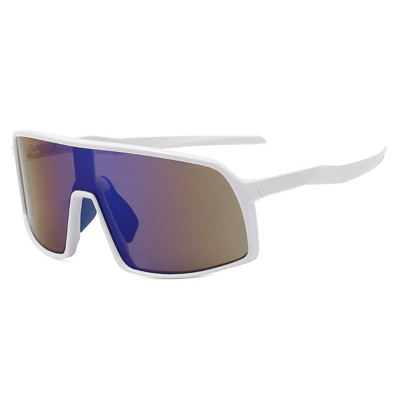 Mann Frau Brille Radfahren Sonnenbrille Sport Straße Mtb Mountainbike Brille Reiten Brillen Brillen weiß/blau